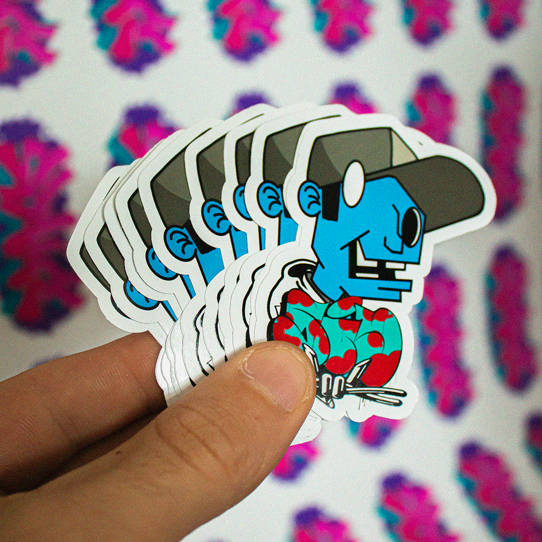 Custom Shaped Stickers.