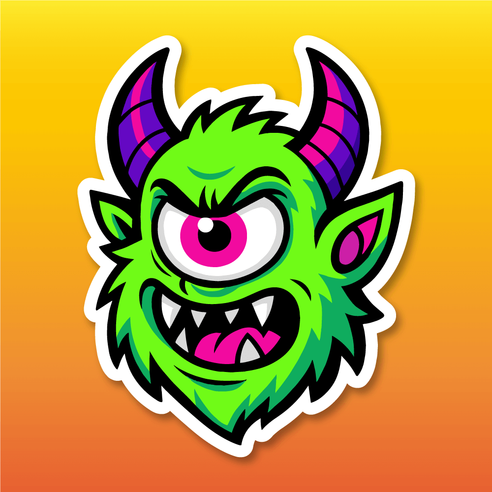 Holographic sticker icon, representing DeadGood holographic stickers