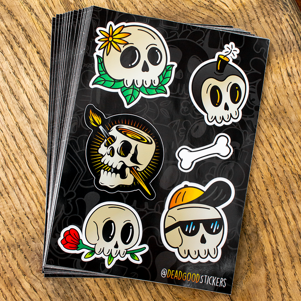 Custom Sticker Sheets UK | Multiple Stickers on One Sheet – DeadGood ...